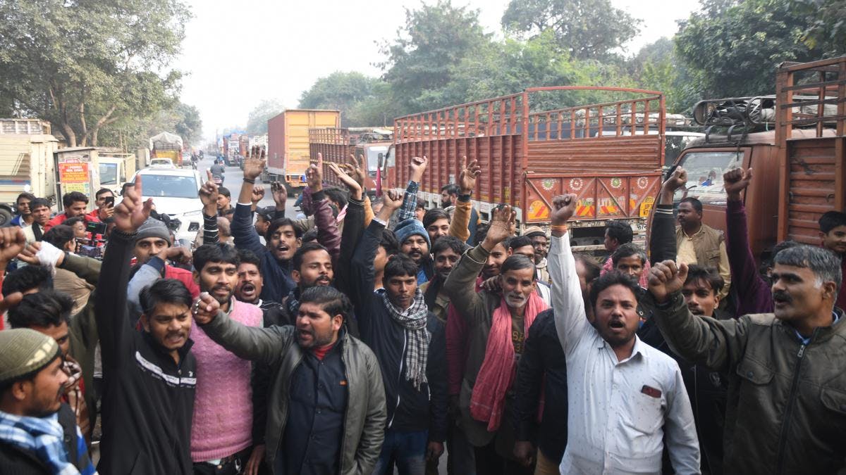Nationwide Protest by Truck Drivers