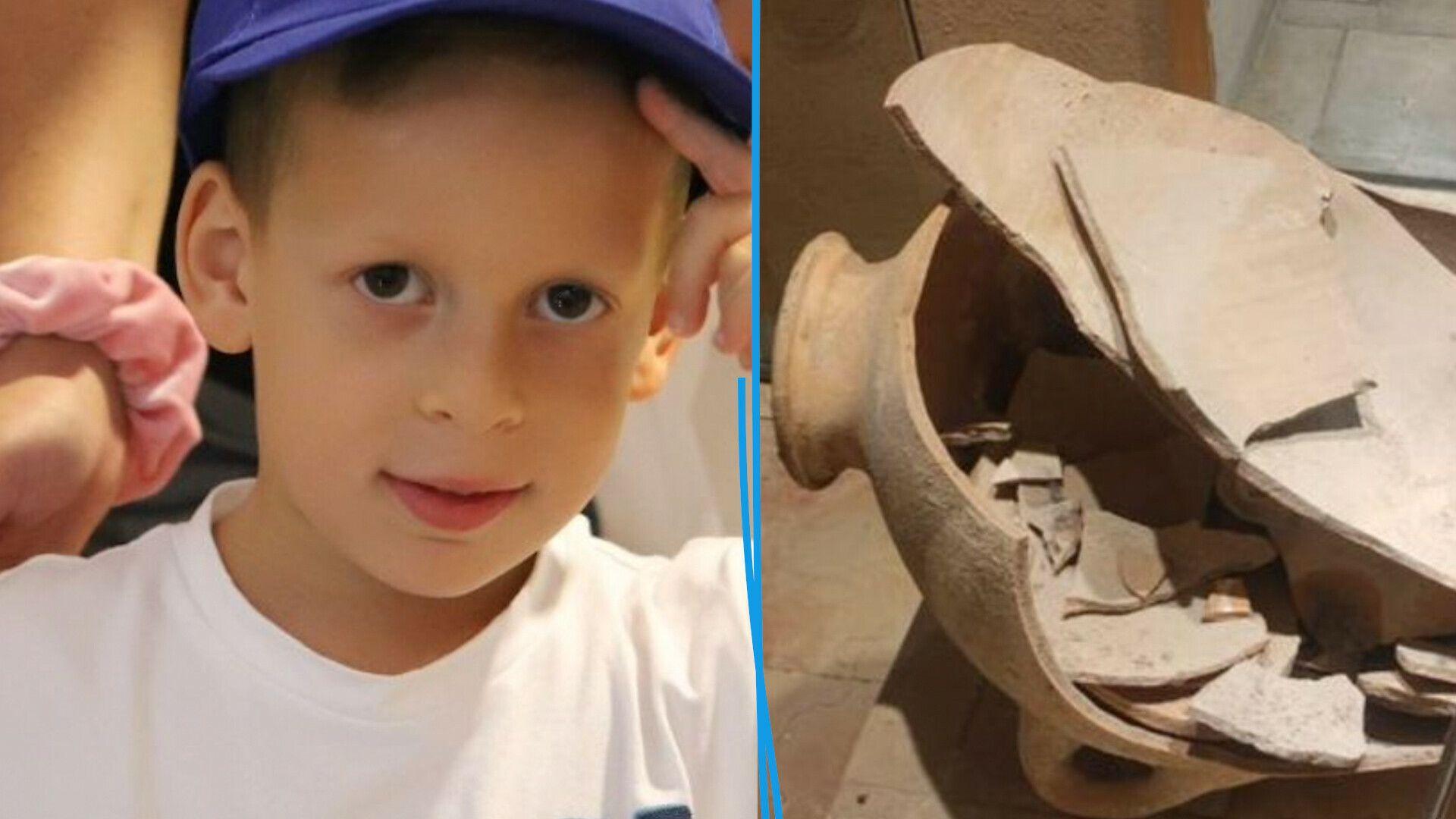 Boy Who Broke Ancient Jar Returns To See It Repaired