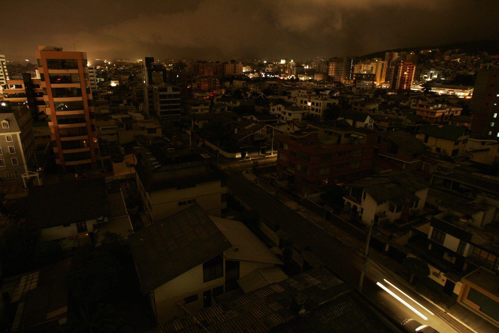 Ecuador Plunged Into Darkness