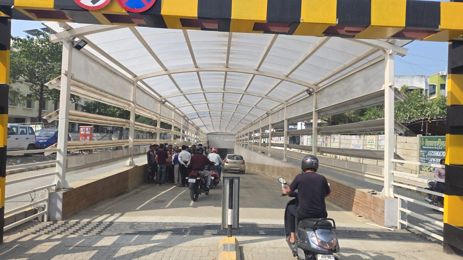 Nagpur Residents Open Delayed Underpass Themselves